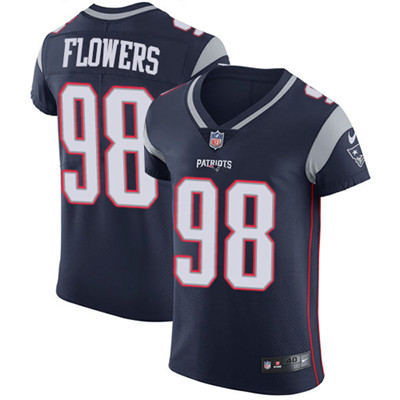 Nike Patriots #98 Trey Flowers Navy Blue Team Color Men's Stitched NFL Vapor Untouchable Elite Jersey Nike Patriots #98 Trey Flowers Navy Blue Team Color Men's Stitched NFL Vapor Untouchable Elite Jersey