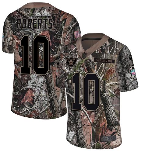 Nike Raiders #10 Seth Roberts Camo Men's Stitched NFL Limited Rush Realtree Jersey Nike Raiders #10 Seth Roberts Camo Men's Stitched NFL Limited Rush Realtree Jersey
