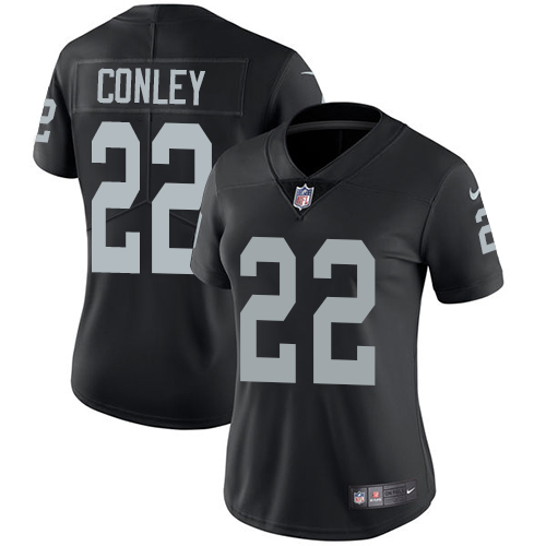 Nike Raiders #22 Gareon Conley Black Team Color Women's Stitched NFL Vapor Untouchable Limited Jersey Nike Raiders #22 Gareon Conley Black Team Color Women's Stitched NFL Vapor Untouchable Limited Jersey