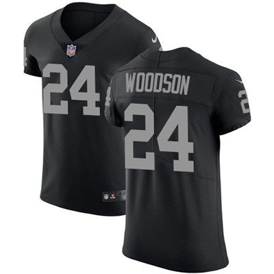 Nike Raiders #24 Charles Woodson Black Team Color Men's Stitched NFL Vapor Untouchable Elite Jersey Nike Raiders #24 Charles Woodson Black Team Color Men's Stitched NFL Vapor Untouchable Elite Jersey