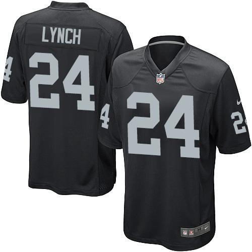 Nike Raiders #24 Marshawn Lynch Black Team Color Youth Stitched NFL Elite Jersey Nike Raiders #24 Marshawn Lynch Black Team Color Youth Stitched NFL Elite Jersey