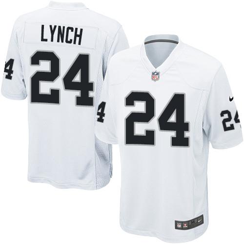 Nike Raiders #24 Marshawn Lynch White Youth Stitched NFL Elite Jersey Nike Raiders #24 Marshawn Lynch White Youth Stitched NFL Elite Jersey