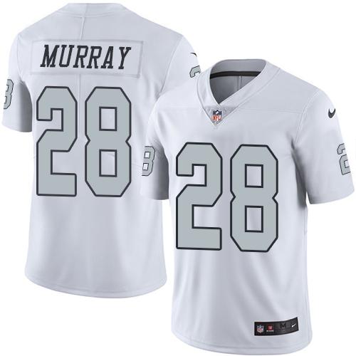Nike Raiders #28 Latavius Murray White Youth Stitched NFL Limited Rush Jersey Nike Raiders #28 Latavius Murray White Youth Stitched NFL Limited Rush Jersey