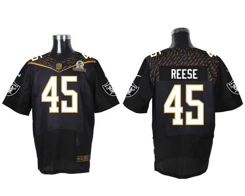 Nike Raiders #45 Marcel Reece Black 2016 Pro Bowl Men's Stitched NFL Elite Jersey Nike Raiders #45 Marcel Reece Black 2016 Pro Bowl Men's Stitched NFL Elite Jersey