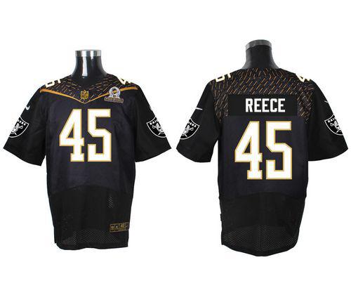 Nike Raiders #45 Marcel Reece Black 2016 Pro Bowl Men's Stitched NFL Elite Jersey Nike Raiders #45 Marcel Reece Black 2016 Pro Bowl Men's Stitched NFL Elite Jersey