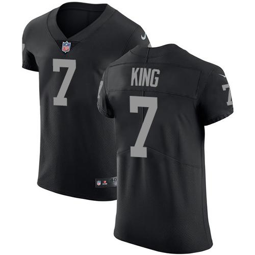 Nike Raiders #7 Marquette King Black Team Color Men's Stitched NFL Vapor Untouchable Elite Jersey Nike Raiders #7 Marquette King Black Team Color Men's Stitched NFL Vapor Untouchable Elite Jersey