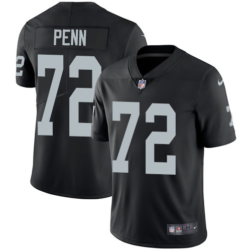 Nike Raiders #72 Donald Penn Black Team Color Youth Stitched NFL Vapor Untouchable Limited Jersey Nike Raiders #72 Donald Penn Black Team Color Youth Stitched NFL Vapor Untouchable Limited Jersey