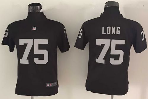 Nike Raiders #75 Howie Long Black Team Color Youth Stitched NFL Elite Jersey Nike Raiders #75 Howie Long Black Team Color Youth Stitched NFL Elite Jersey