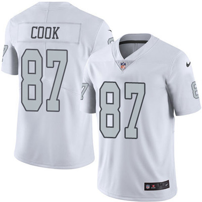 Nike Raiders #87 Jared Cook White Youth Stitched NFL Limited Rush Jersey Nike Raiders #87 Jared Cook White Youth Stitched NFL Limited Rush Jersey