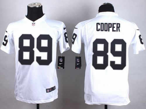 Nike Raiders #89 Amari Cooper White Youth Stitched NFL Elite Jersey Nike Raiders #89 Amari Cooper White Youth Stitched NFL Elite Jersey