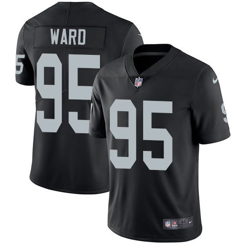 Nike Raiders #95 Jihad Ward Black Team Color Men's Stitched NFL Vapor Untouchable Limited Jersey Nike Raiders #95 Jihad Ward Black Team Color Men's Stitched NFL Vapor Untouchable Limited Jersey