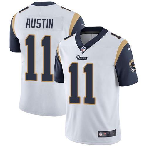 Nike Rams #11 Tavon Austin White Men's Stitched NFL Vapor Untouchable Limited Jersey Nike Rams #11 Tavon Austin White Men's Stitched NFL Vapor Untouchable Limited Jersey