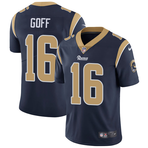 Nike Rams #16 Jared Goff Navy Blue Team Color Youth Stitched NFL Vapor Untouchable Limited Jersey Nike Rams #16 Jared Goff Navy Blue Team Color Youth Stitched NFL Vapor Untouchable Limited Jersey