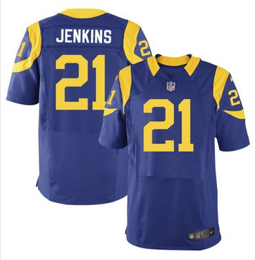 Nike Rams #21 Janoris Jenkins Royal Blue Alternate Men's Stitched NFL Elite Jersey