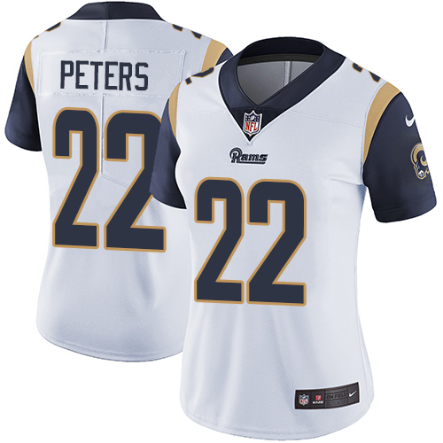 Nike Rams #22 Marcus Peters White Women's Stitched NFL Vapor Untouchable Limited Jersey Nike Rams #22 Marcus Peters White Women's Stitched NFL Vapor Untouchable Limited Jersey