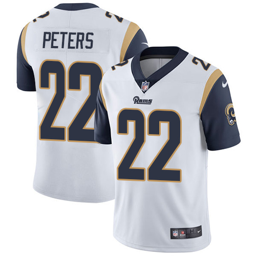 Nike Rams #22 Marcus Peters White Youth Stitched NFL Vapor Untouchable Limited Jersey Nike Rams #22 Marcus Peters White Youth Stitched NFL Vapor Untouchable Limited Jersey