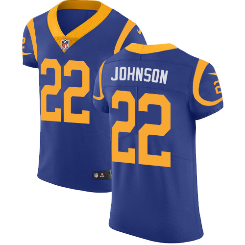 Nike Rams #22 Trumaine Johnson Royal Blue Alternate Men's Stitched NFL Vapor Untouchable Elite Jersey Nike Rams #22 Trumaine Johnson Royal Blue Alternate Men's Stitched NFL Vapor Untouchable Elite Jersey