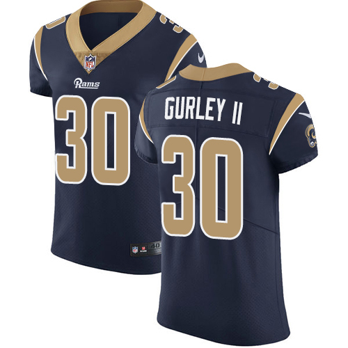 Nike Rams #30 Todd Gurley II Navy Blue Team Color Men's Stitched NFL Vapor Untouchable Elite Jersey Nike Rams #30 Todd Gurley II Navy Blue Team Color Men's Stitched NFL Vapor Untouchable Elite Jersey