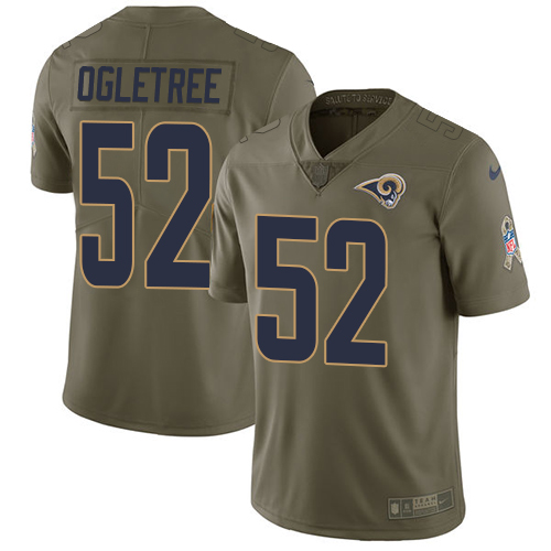 Nike Rams #52 Alec Ogletree Olive Youth Stitched NFL Limited 2017 Salute to Service Jersey Nike Rams #52 Alec Ogletree Olive Youth Stitched NFL Limited 2017 Salute to Service Jersey