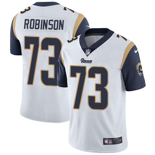 Nike Rams #73 Greg Robinson White Men's Stitched NFL Vapor Untouchable Limited Jersey Nike Rams #73 Greg Robinson White Men's Stitched NFL Vapor Untouchable Limited Jersey