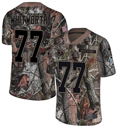 Nike Rams #77 Andrew Whitworth Camo Youth Stitched NFL Limited Rush Realtree Jersey Nike Rams #77 Andrew Whitworth Camo Youth Stitched NFL Limited Rush Realtree Jersey
