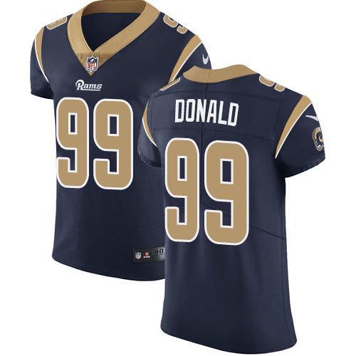 Nike Rams #99 Aaron Donald Navy Blue Team Color Men's Stitched NFL Vapor Untouchable Elite Jersey Nike Rams #99 Aaron Donald Navy Blue Team Color Men's Stitched NFL Vapor Untouchable Elite Jersey