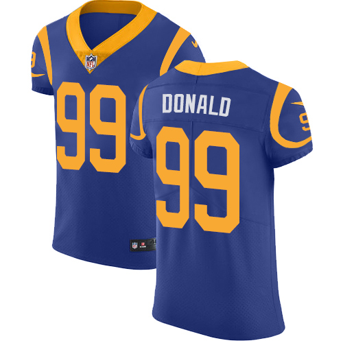 Nike Rams #99 Aaron Donald Royal Blue Alternate Men's Stitched NFL Vapor Untouchable Elite Jersey Nike Rams #99 Aaron Donald Royal Blue Alternate Men's Stitched NFL Vapor Untouchable Elite Jersey