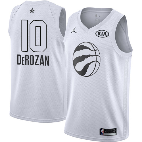 Nike Raptors #10 DeMar DeRozan White Youth NBA Jordan Swingman 2018 All-Star Game Jersey Nike Raptors #10 DeMar DeRozan White Youth NBA Jordan Swingman 2018 All-Star Game Jersey
