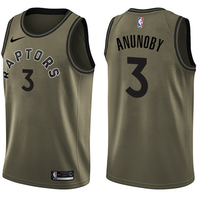Nike Raptors #3 OG Anunoby Green Salute to Service Youth NBA Swingman Jersey Nike Raptors #3 OG Anunoby Green Salute to Service Youth NBA Swingman Jersey