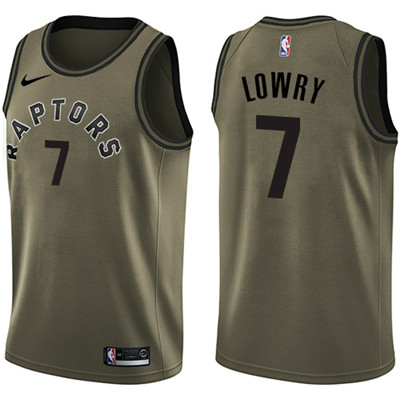 Nike Raptors #7 Kyle Lowry Green Salute to Service Youth NBA Swingman Jersey Nike Raptors #7 Kyle Lowry Green Salute to Service Youth NBA Swingman Jersey