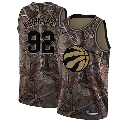 Nike Raptors #92 Lucas Nogueira Camo Youth NBA Swingman Realtree Collection Jersey