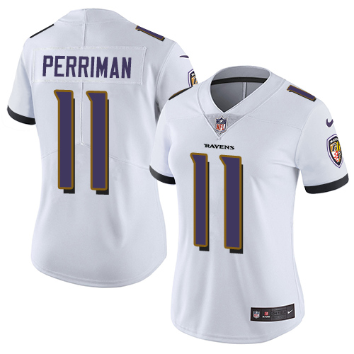 Nike Ravens #11 Breshad Perriman White Women's Stitched NFL Vapor Untouchable Limited Jersey Nike Ravens #11 Breshad Perriman White Women's Stitched NFL Vapor Untouchable Limited Jersey