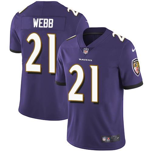 Nike Ravens #21 Lardarius Webb Purple Team Color Youth Stitched NFL Vapor Untouchable Limited Jersey Nike Ravens #21 Lardarius Webb Purple Team Color Youth Stitched NFL Vapor Untouchable Limited Jersey