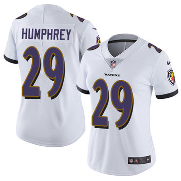Nike Ravens #29 Marlon Humphrey White Women's Stitched NFL Vapor Untouchable Limited Jersey Nike Ravens #29 Marlon Humphrey White Women's Stitched NFL Vapor Untouchable Limited Jersey