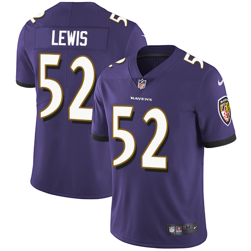 Nike Ravens #52 Ray Lewis Purple Team Color Men's Stitched NFL Vapor Untouchable Limited Jersey Nike Ravens #52 Ray Lewis Purple Team Color Men's Stitched NFL Vapor Untouchable Limited Jersey