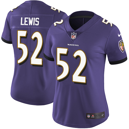 Nike Ravens #52 Ray Lewis Purple Team Color Women's Stitched NFL Vapor Untouchable Limited Jersey Nike Ravens #52 Ray Lewis Purple Team Color Women's Stitched NFL Vapor Untouchable Limited Jersey