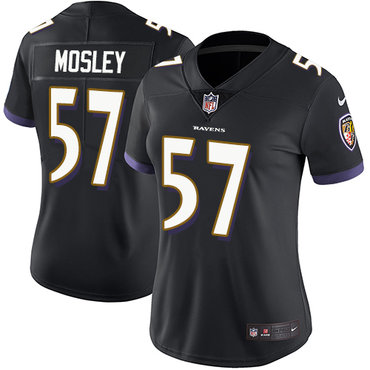 Nike Ravens #57 C.J. Mosley Black Alternate Women's Stitched NFL Vapor Untouchable Limited Jersey Nike Ravens #57 C.J. Mosley Black Alternate Women's Stitched NFL Vapor Untouchable Limited Jersey