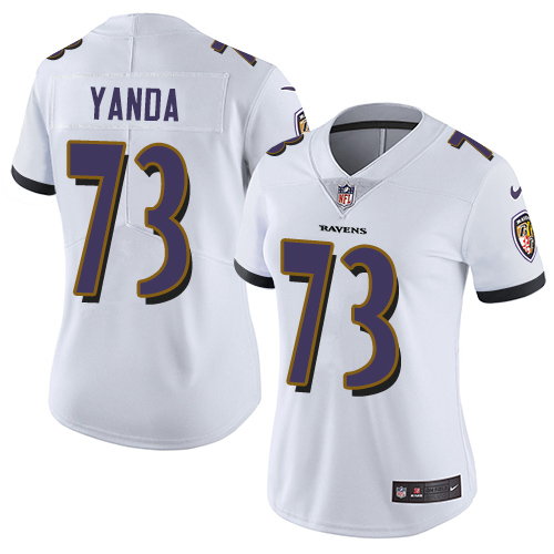 Nike Ravens #73 Marshal Yanda White Women's Stitched NFL Vapor Untouchable Limited Jersey Nike Ravens #73 Marshal Yanda White Women's Stitched NFL Vapor Untouchable Limited Jersey
