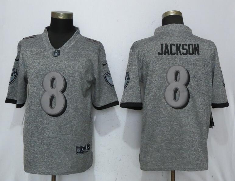 Nike Ravens #8 LaMar Jackson Gray Gridiron Gray Vapor Untouchable Limited Jersey Nike Ravens #8 LaMar Jackson Gray Gridiron Gray Vapor Untouchable Limited Jersey