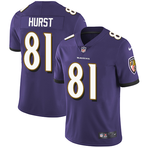 Nike Ravens #81 Hayden Hurst Purple Team Color Youth Stitched NFL Vapor Untouchable Limited Jersey Nike Ravens #81 Hayden Hurst Purple Team Color Youth Stitched NFL Vapor Untouchable Limited Jersey