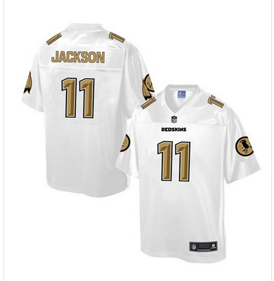 Nike Redskins #11 DeSean Jackson White Men's NFL Pro Line Fashion Game Jersey