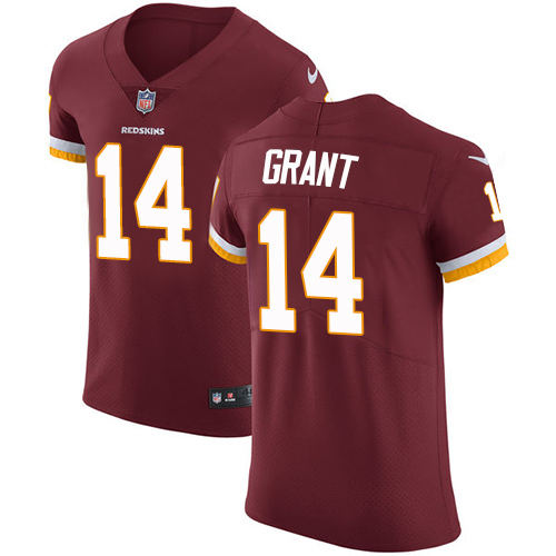 Nike Redskins #14 Ryan Grant Burgundy Red Team Color Men's Stitched NFL Vapor Untouchable Elite Jersey Nike Redskins #14 Ryan Grant Burgundy Red Team Color Men's Stitched NFL Vapor Untouchable Elite Jersey