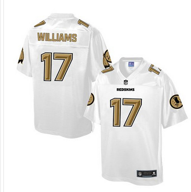 Nike Redskins #17 Doug Williams White Men's NFL Pro Line Fashion Game Jersey