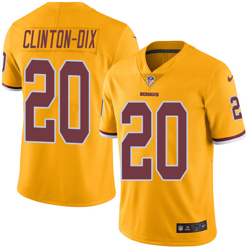 Nike Redskins #20 Ha Ha Clinton-Dix Gold Men's Stitched NFL Limited Rush Jersey Nike Redskins #20 Ha Ha Clinton-Dix Gold Men's Stitched NFL Limited Rush Jersey