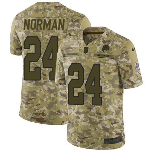 Nike Redskins #24 Josh Norman Camo Men's Stitched NFL Limited 2018 Salute To Service Jersey Nike Redskins #24 Josh Norman Camo Men's Stitched NFL Limited 2018 Salute To Service Jersey