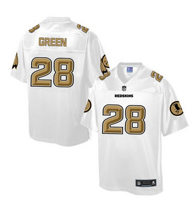 Nike Redskins #28 Darrell Green White Men's NFL Pro Line Fashion Game Jersey