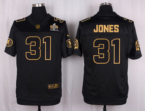Nike Redskins #31 Matt Jones Black Men's Stitched NFL Elite Pro Line Gold Collection Jersey Nike Redskins #31 Matt Jones Black Men's Stitched NFL Elite Pro Line Gold Collection Jersey