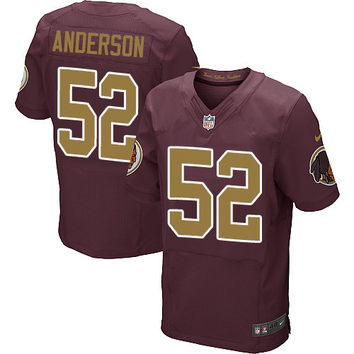 Nike Redskins #52 Ryan Anderson Burgundy Red Alternate Men's Stitched NFL Elite Jersey Nike Redskins #52 Ryan Anderson Burgundy Red Alternate Men's Stitched NFL Elite Jersey