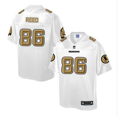 Nike Redskins #86 Jordan Reed White Men's NFL Pro Line Fashion Game Jersey
