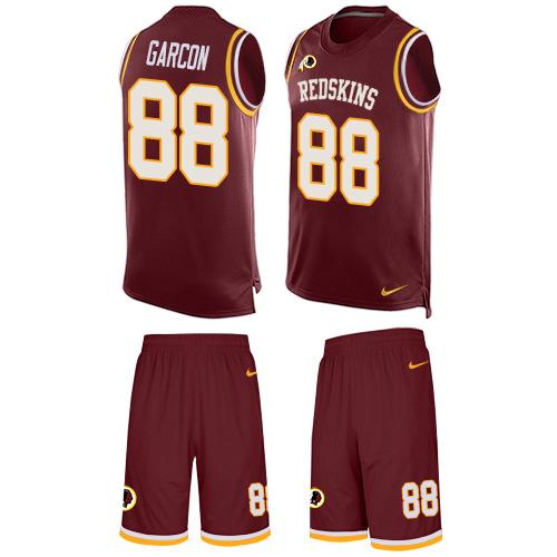 Nike Redskins #88 Pierre Garcon Burgundy Red Team Color Men's Stitched NFL Limited Tank Top Suit Jersey Nike Redskins #88 Pierre Garcon Burgundy Red Team Color Men's Stitched NFL Limited Tank Top Suit Jersey